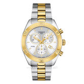 TISSOT T101.917.22.031.00 Silver Gold Dial White Stainless Steel